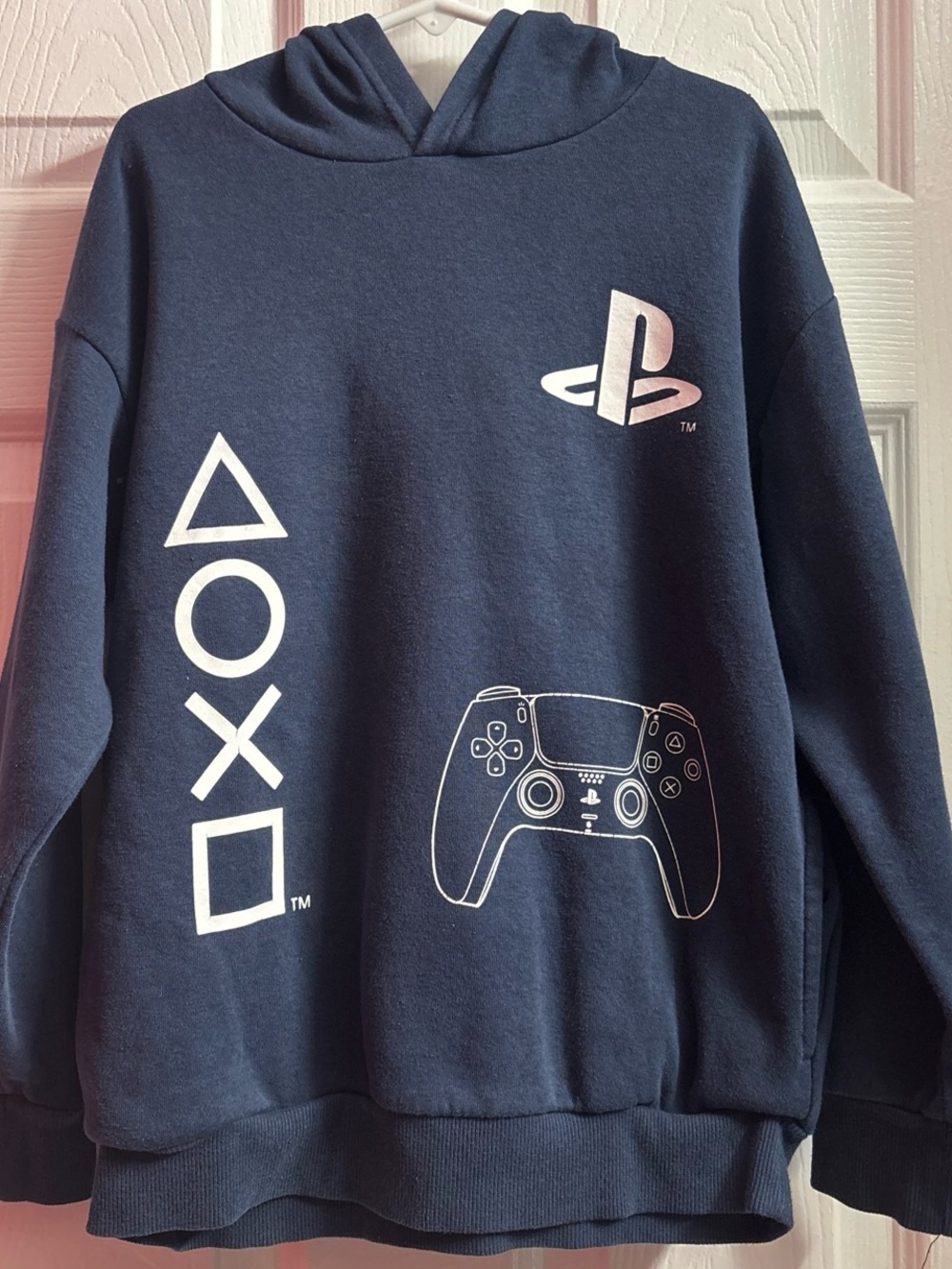 Sony Navy Blue PlayStation Controller Hoodie